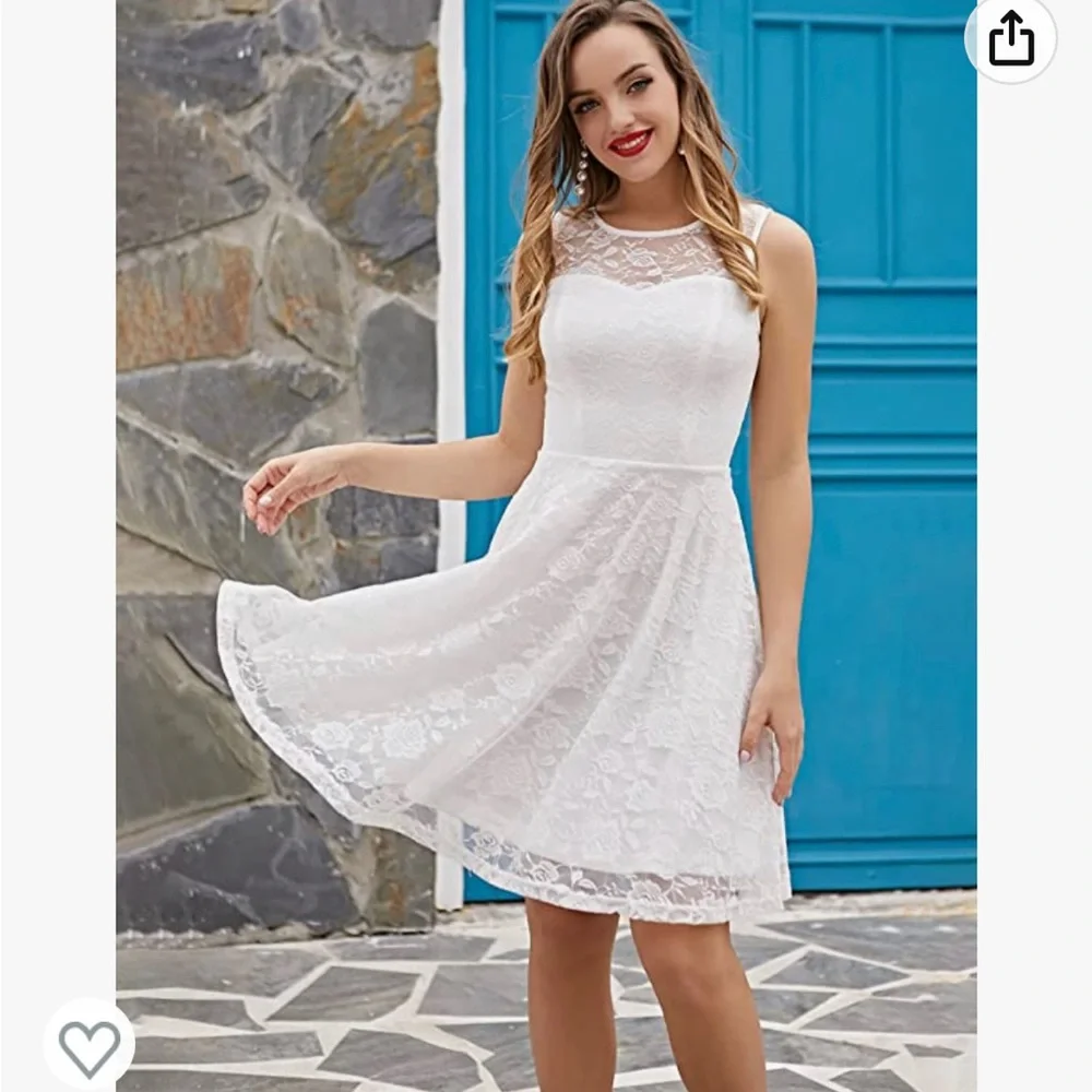 EUC 3XL White dress worn once - Picture 1 of 6